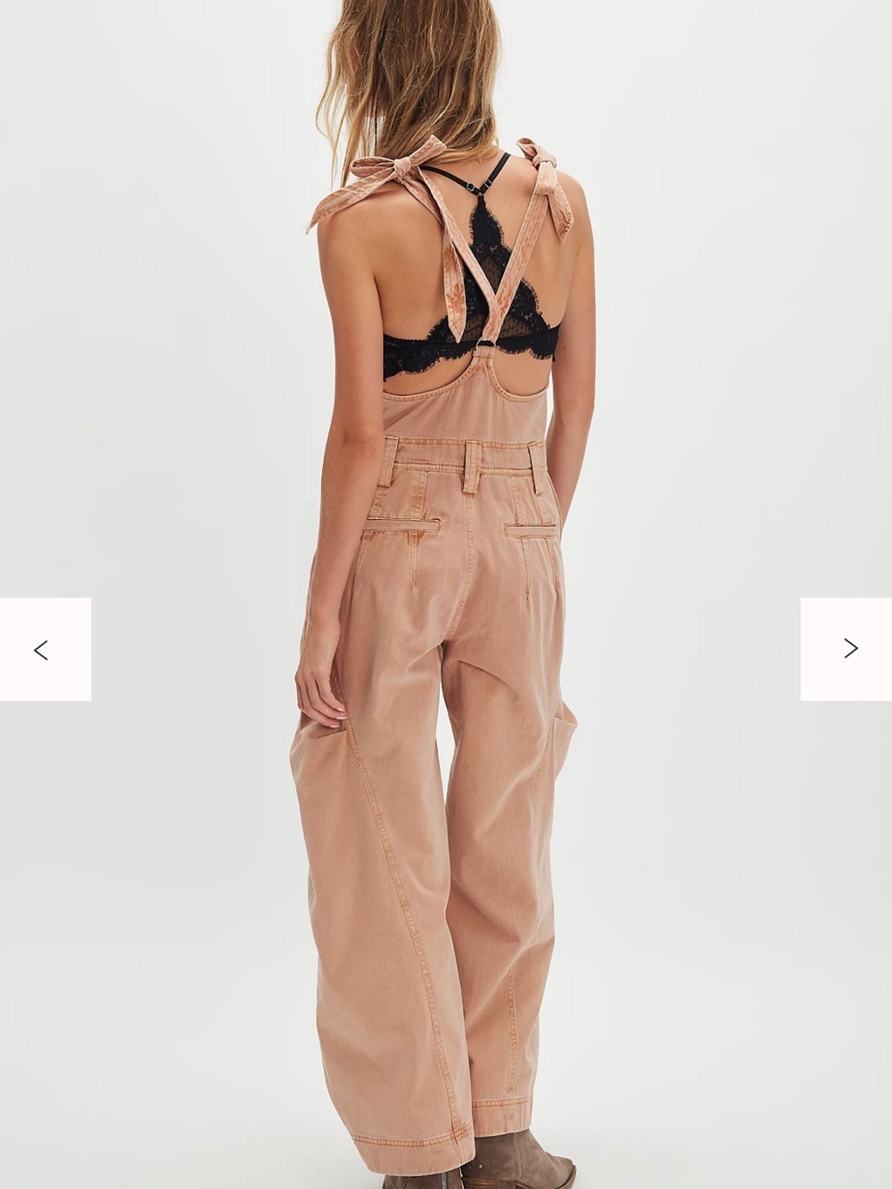 Free People Must Have Wide Leg Overalls - Picture 2 of 3